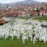 Martyrs' memorial cemetery Kovači in Sarajevo.