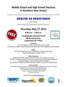 Teacher Training Conference on Holocaust & Genocide Studies