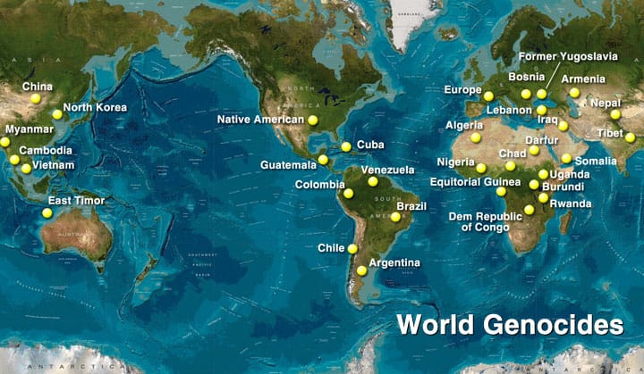 World Map. Source: Cummings Foundation. Woburn, MA