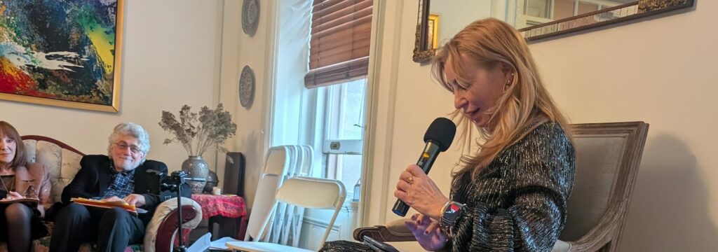 Silvia Berklein presenting